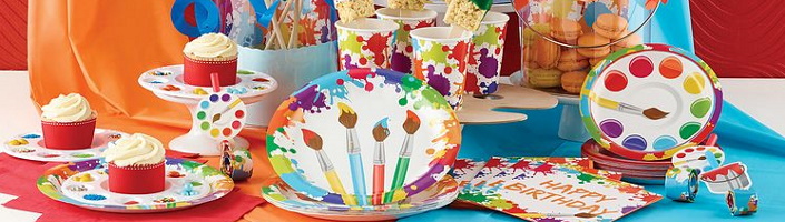 Art Party | Themed Party Supplies | Party Save Smile